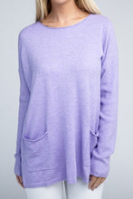 Viscose Front Pockets Sweater