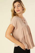 A line tiered blouse