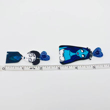 Halloween Ghost Bride and Groom Acrylic Asymmetric Earrings