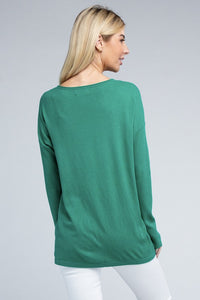 Viscose Front Pockets Sweater