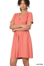 Brushed Buttery Soft Surplice Dress