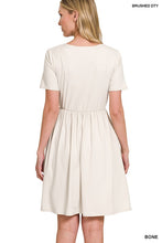 Brushed Buttery Soft Surplice Dress