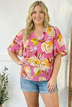 Floral Muse V Neck Blouse