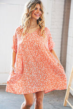 Floral Print Woven Dress with Side Pockets