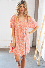 Floral Print Woven Dress with Side Pockets