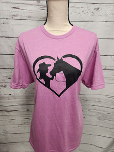 A Girl and Her Horse Graphic Tee