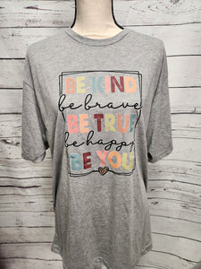 Be Kind Be Brave Graphic Tee