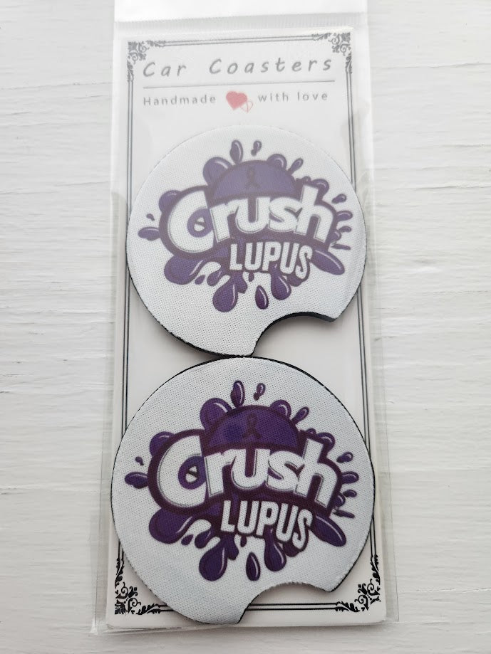 Crush Lupus Car Coaster Set