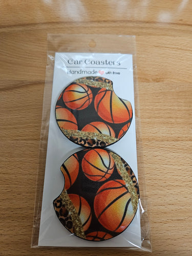 Basketball Car Coaster Set