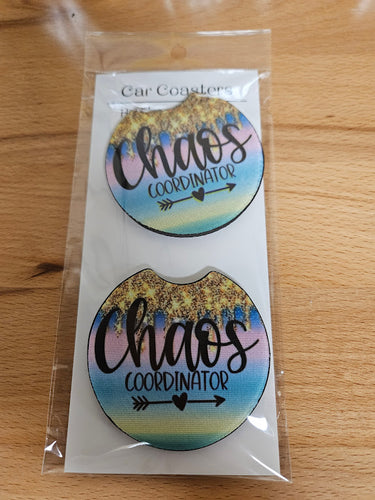 Chaos Coordinator Car Coaster Set