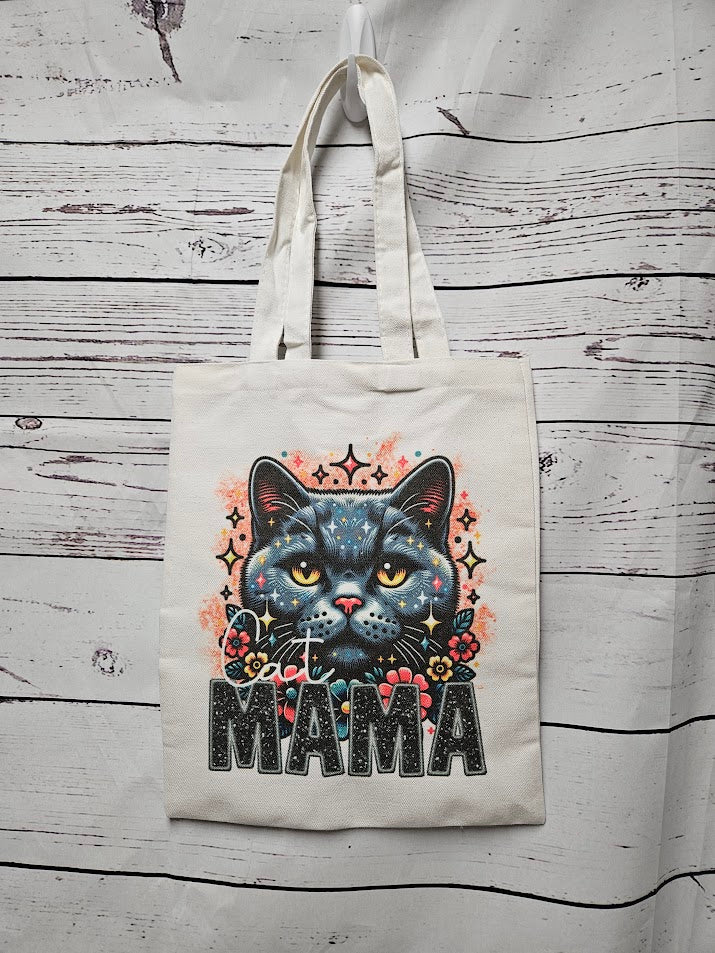 Black Cat Mama Tote