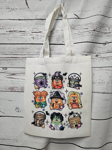 Halloween Sister Nuggets Tote