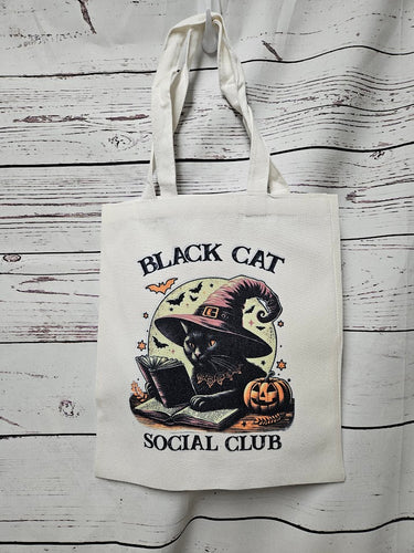 Black Cat Social Club Tote