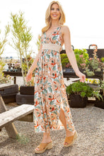 Orange Farm Clothing - Tie Back Floral Dress-2 Colors*: Off White Combo / Large
