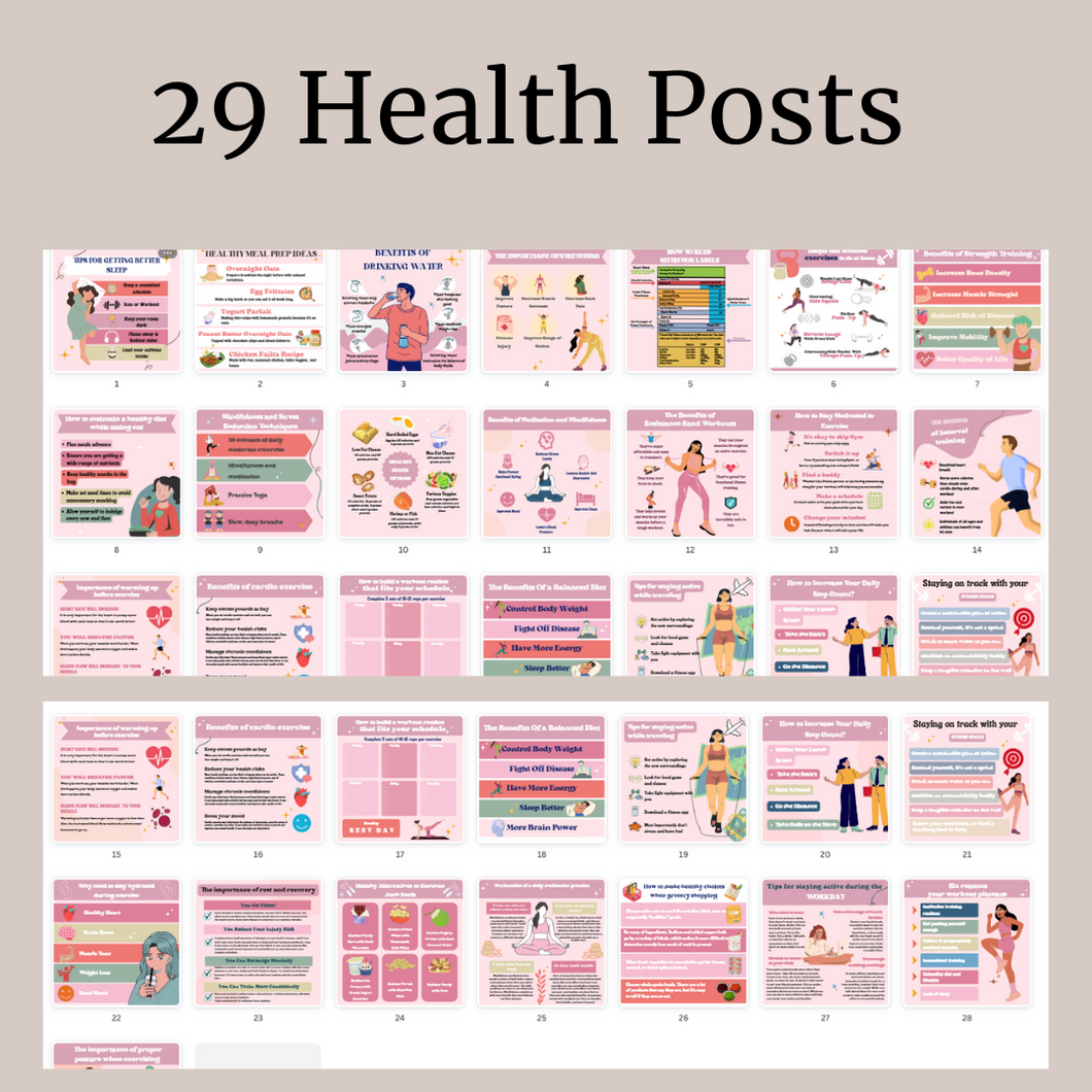 Health Graphic Set