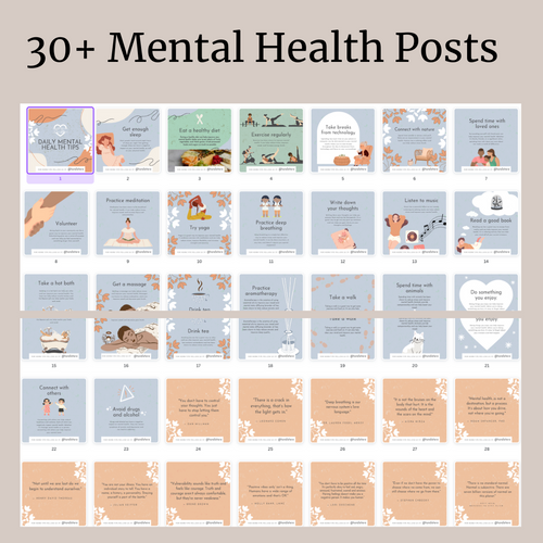 Mental Health Graphic Set