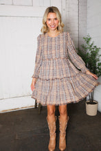 Sweet Tea on the Porch Plaid Tiered Dress