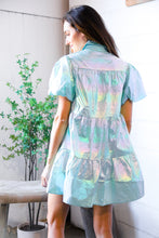 Nova Night Out Tiered Bubble Sleeve T Shirt Dress