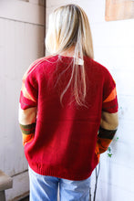 Harvest Hues Multi Stripe Thick Sweater