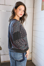 Lazy Daisies Charcoal Pullover