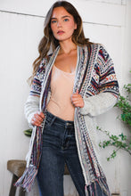 Fireside Fringe Multi Color Cardigan