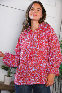 Poppy Daydream Floral Woven Blouse