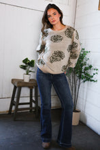One Wild Rose Olive Cozy Sweater