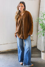 Maple Mornings Mocha Thermal Cardigan