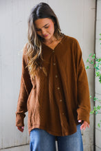 Maple Mornings Mocha Thermal Cardigan