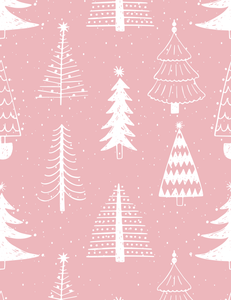 Pink Christmas: 6” x 9” Poly Mailer