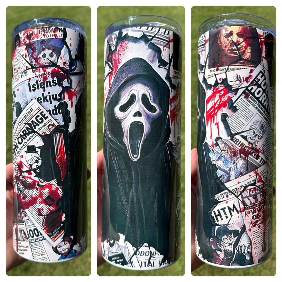 Horror Newspaper Tumbler