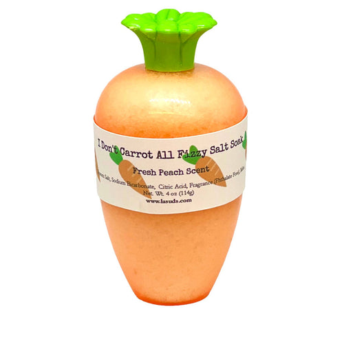 Carrot Easter Fizzy Bath Salt-Fresh Peach Scent