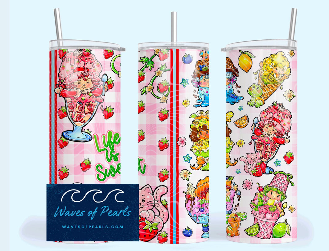 Strawberry Ice Cream Tumbler