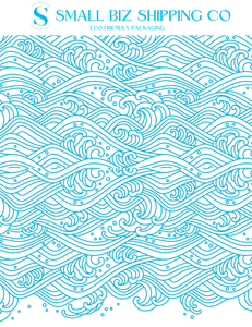 Cool Waves 10 x 13" Poly Mailer