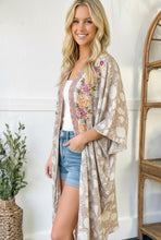 Golden Meadow Embroidered Kimono
