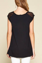 Emerald Collection - ETK-8040-PL Plus Size  Cute Animal MeshTunic Top: Black/Black / 3XL