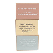 Col House Designs - Sentence Enhancers Rectangle Block - 3 Asstd.
