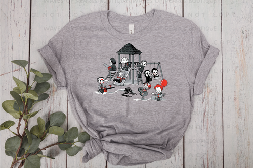 Little Horrors Playground Graphic Tee