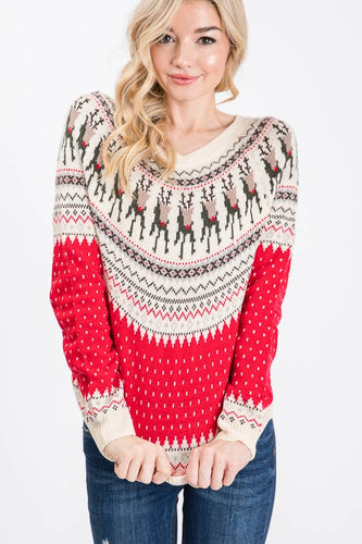 Reindeer Christmas Sweater