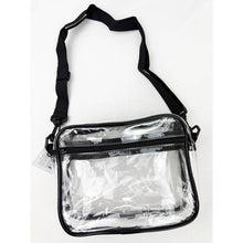 Stadium Approved Clear See Through Crossbody Bag