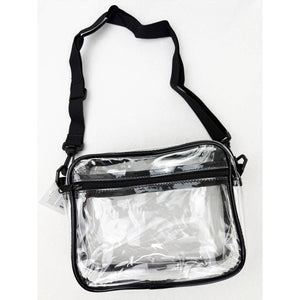 Stadium Approved Clear See Through Crossbody Bag