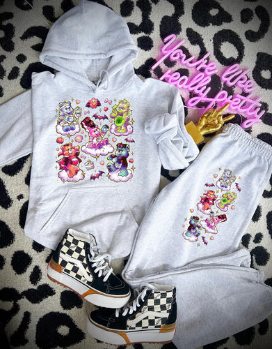 Scare Bears Graphic Tee Hoodie or Sweatpants