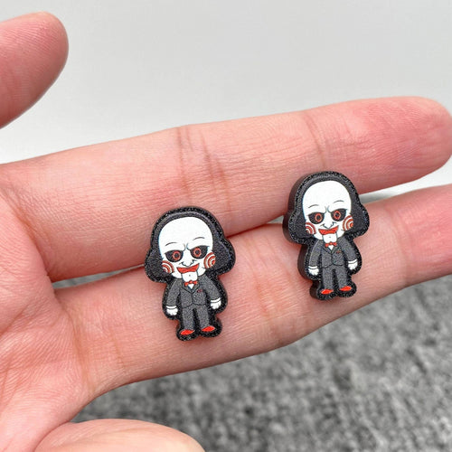 Halloween Character Acrylic Studs: Puppet