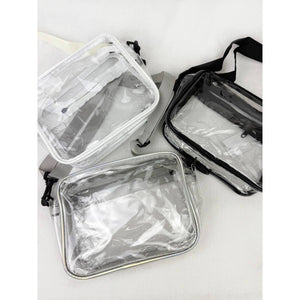 Stadium Approved Clear See Through Crossbody Bag