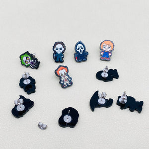 Halloween Acrylic Studs: Hippie Ghost