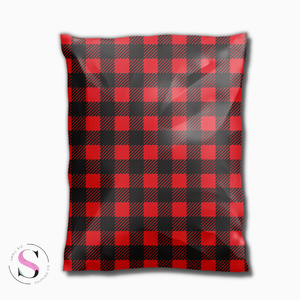 Red Buffalo Plaid: 14 x 19” Poly Mailer