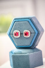 Essia Pink Stud Earrings