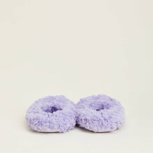 Warmies: America’s Favorite Microwave Plush Brand - Curly Purple Warmies Slippers Gift for Teachers Back to School!