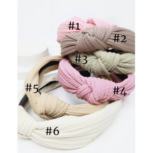 Ribbed Knotted Headband