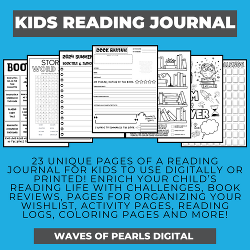 Kids Reading Journal